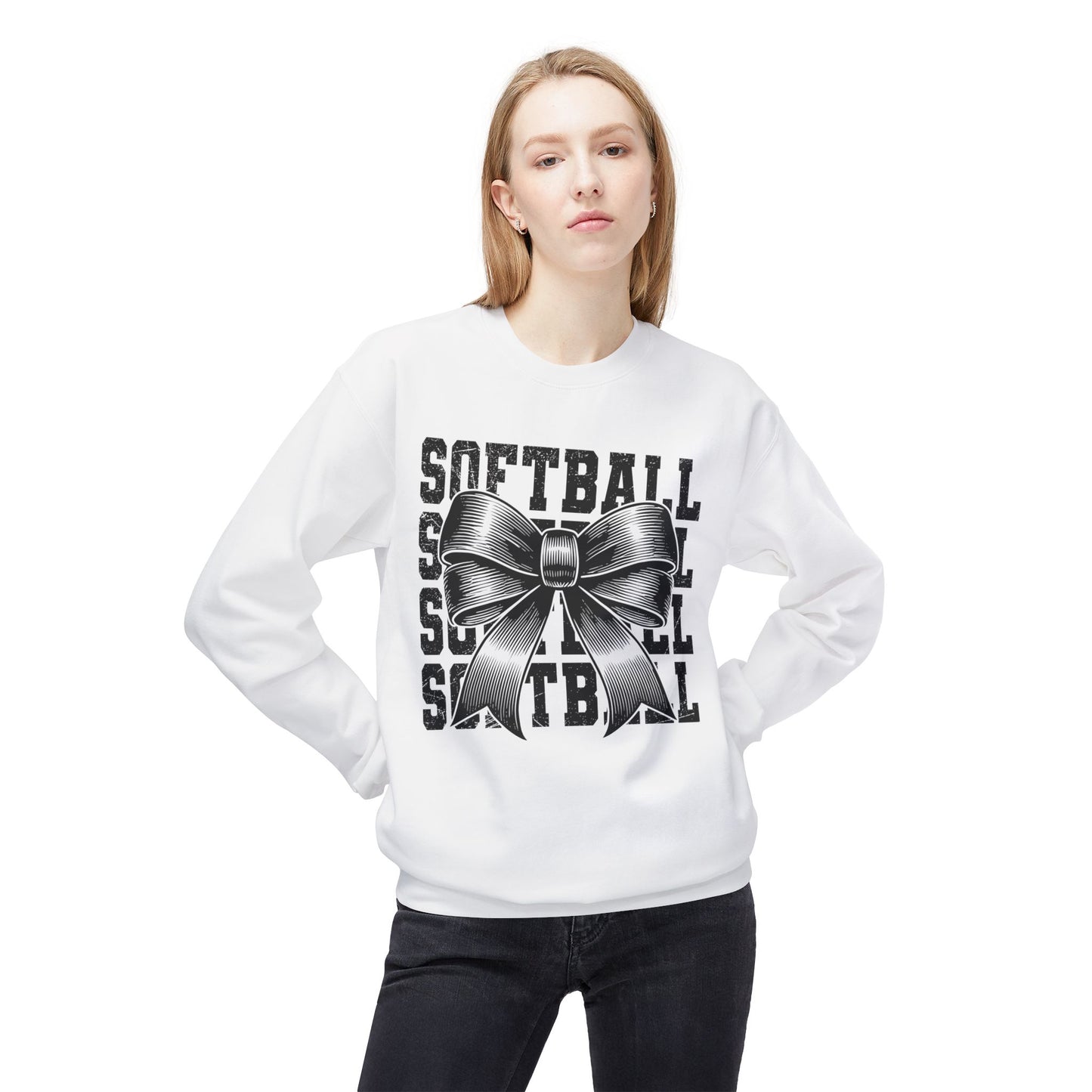 Softball Spirit Crewneck Sweatshirt