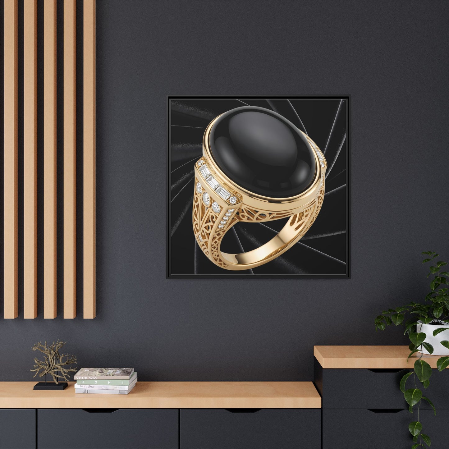 Midnight Onyx Canvas