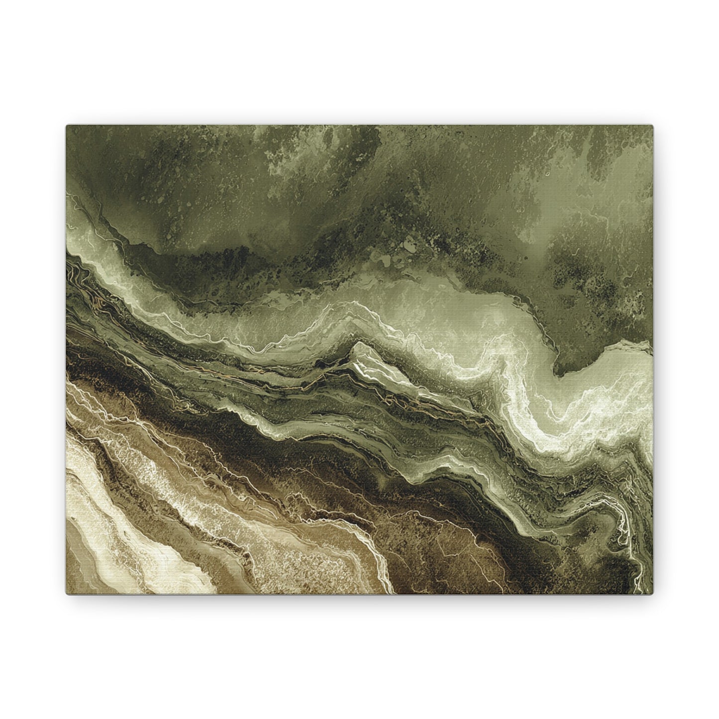 Emerald Marble Canvas