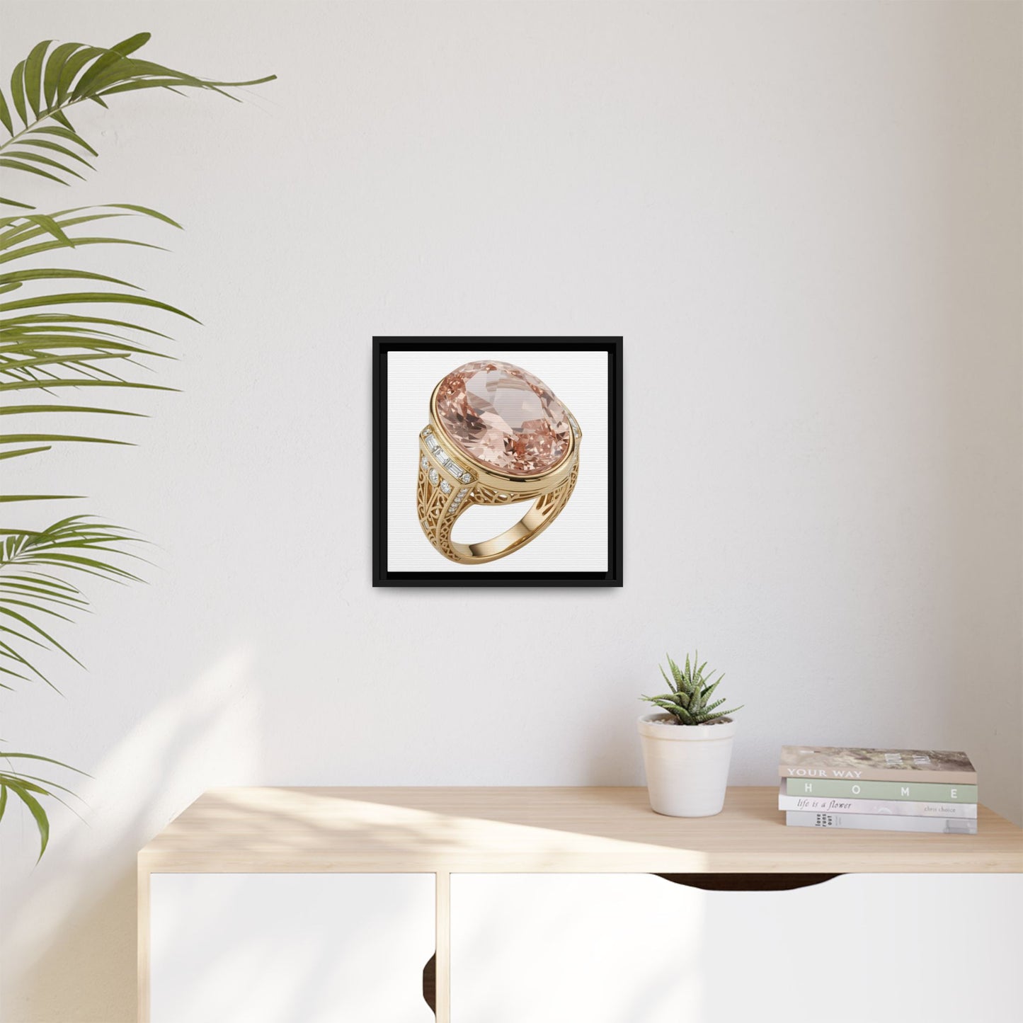 Estate Morganite Canvas Print