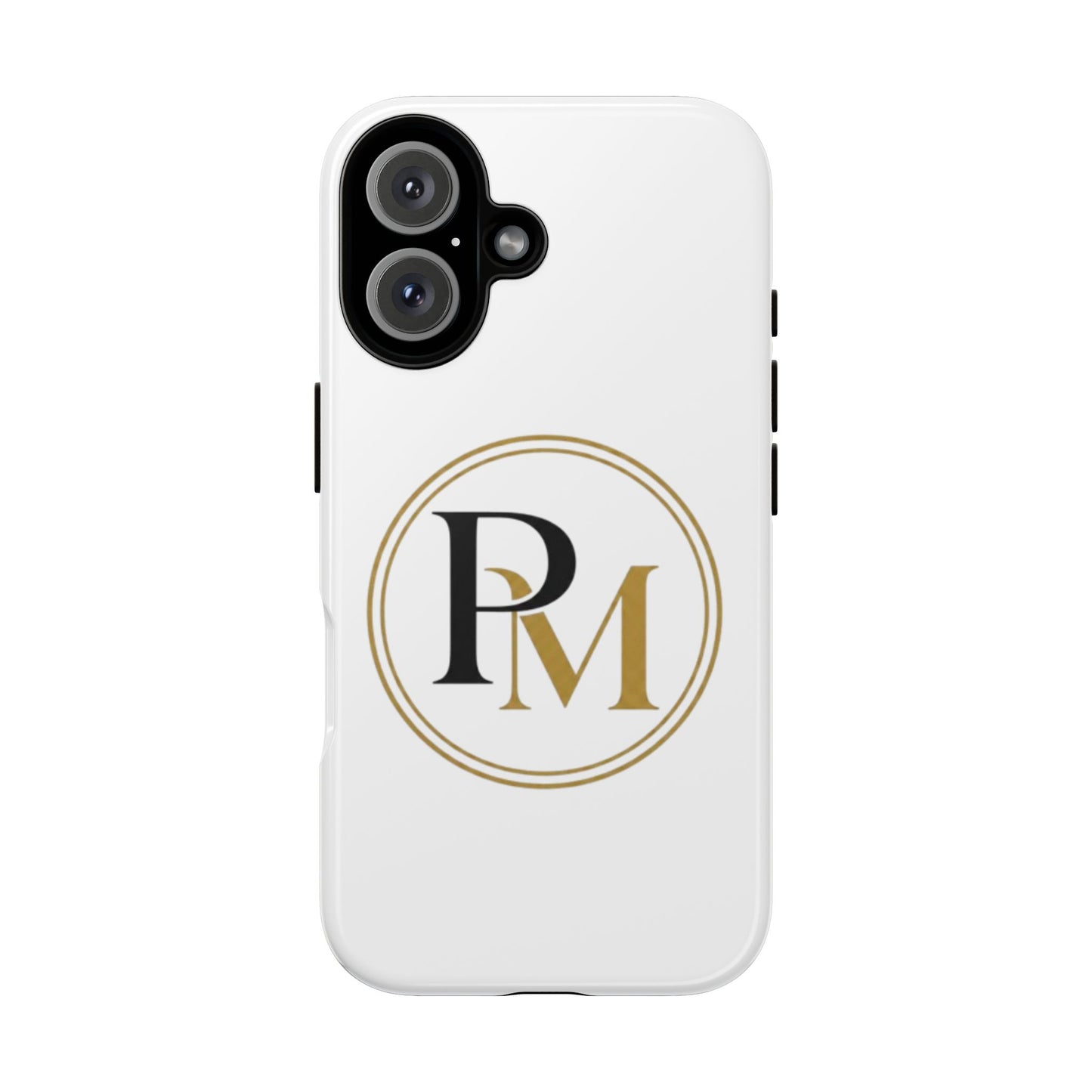 PM Monogram Apple Phone Case
