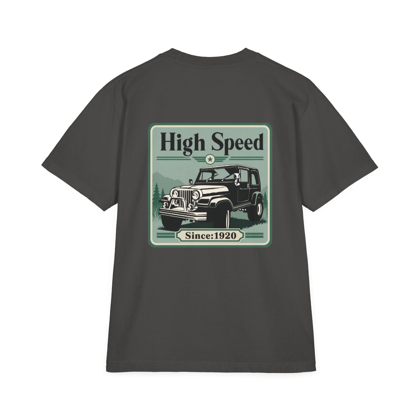 High Speed Vintage 4x4 Graphic Drop-Shoulder T-Shirt