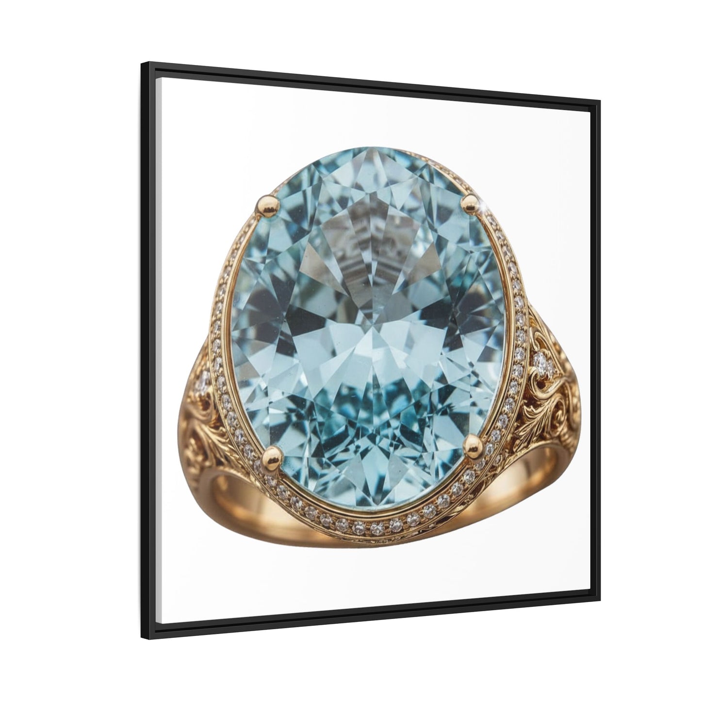 Aquamarine Heirloom Canvas Print