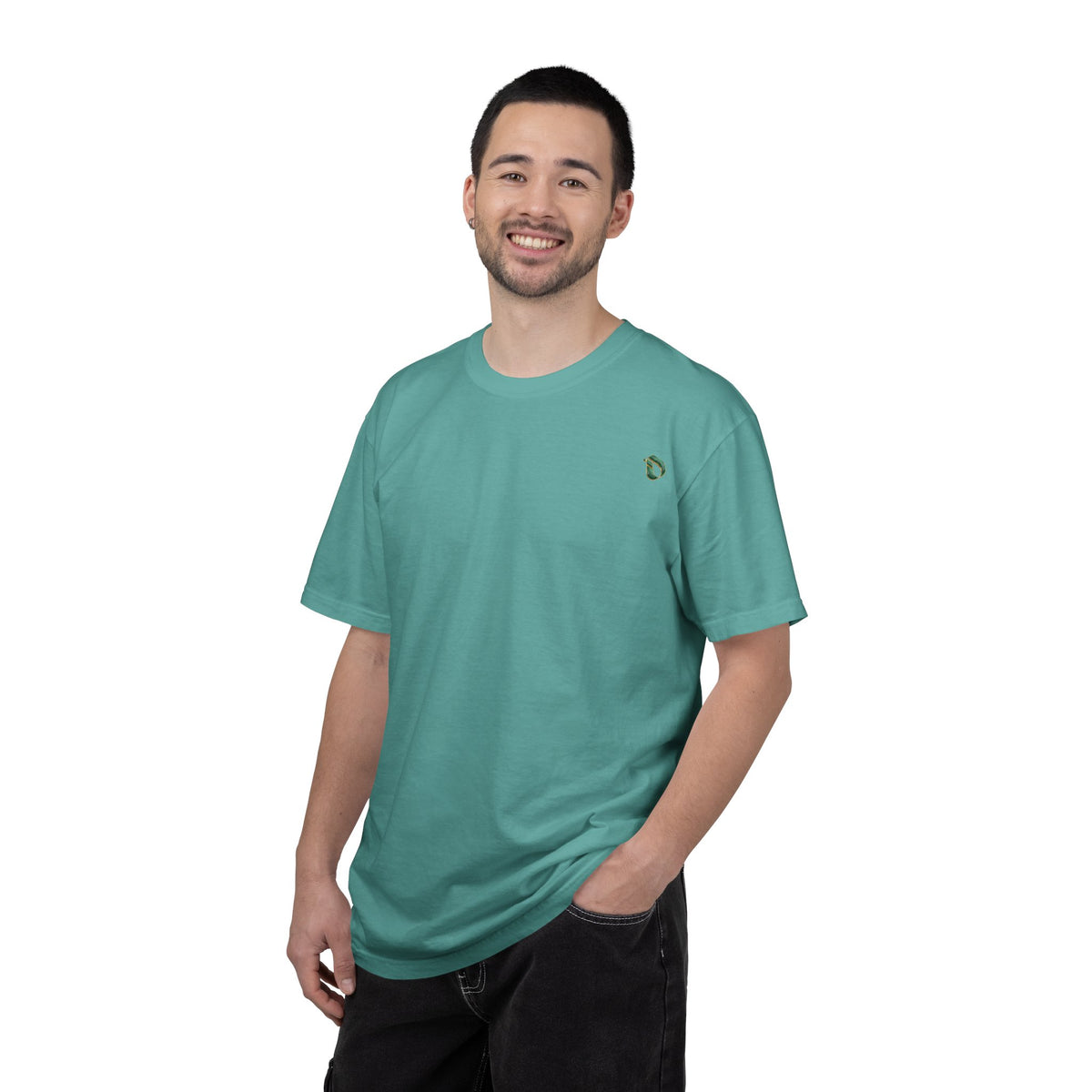Malachite Veinstone Interlink Back Graphic Cotton Tee