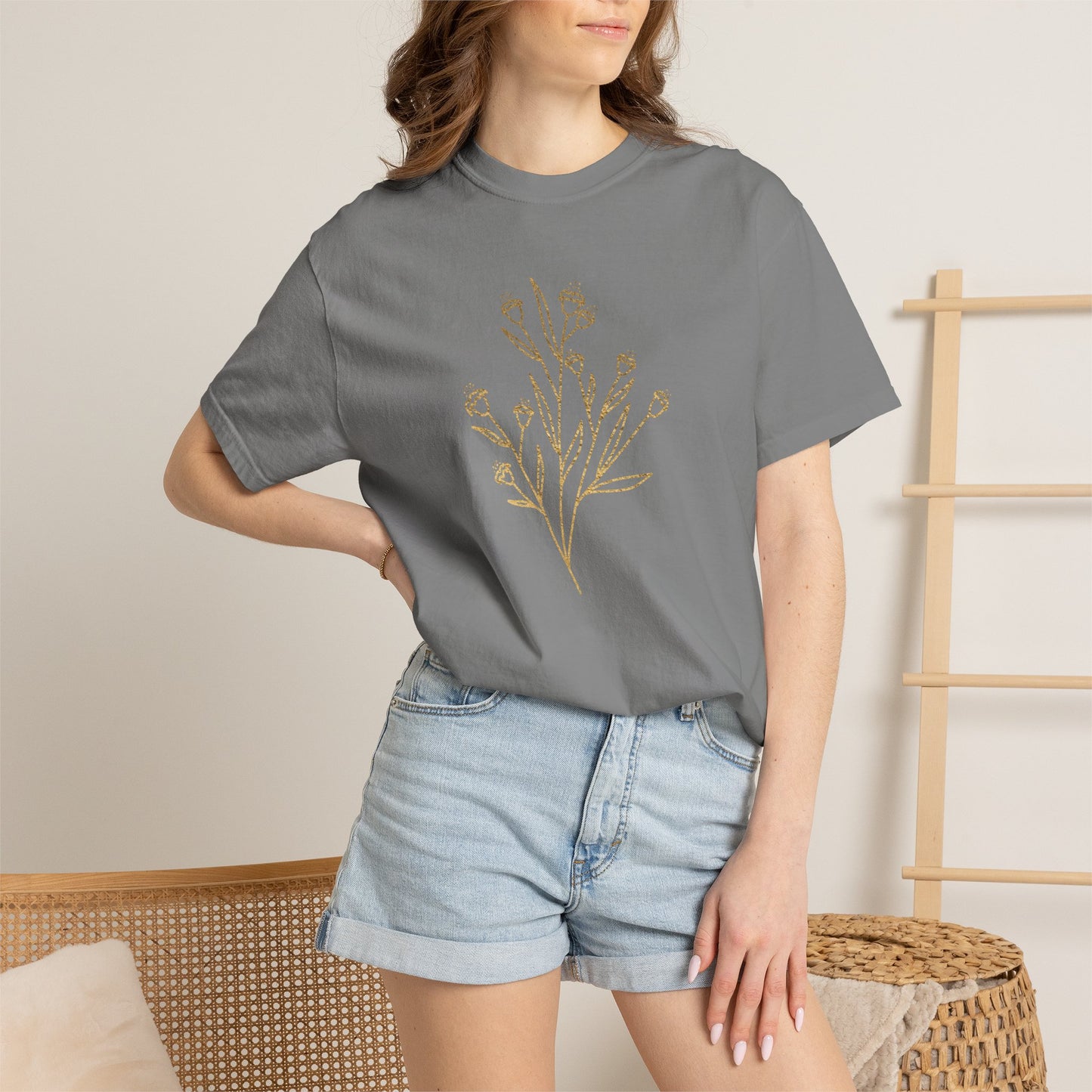 Minimal Wildflower T-Shirt