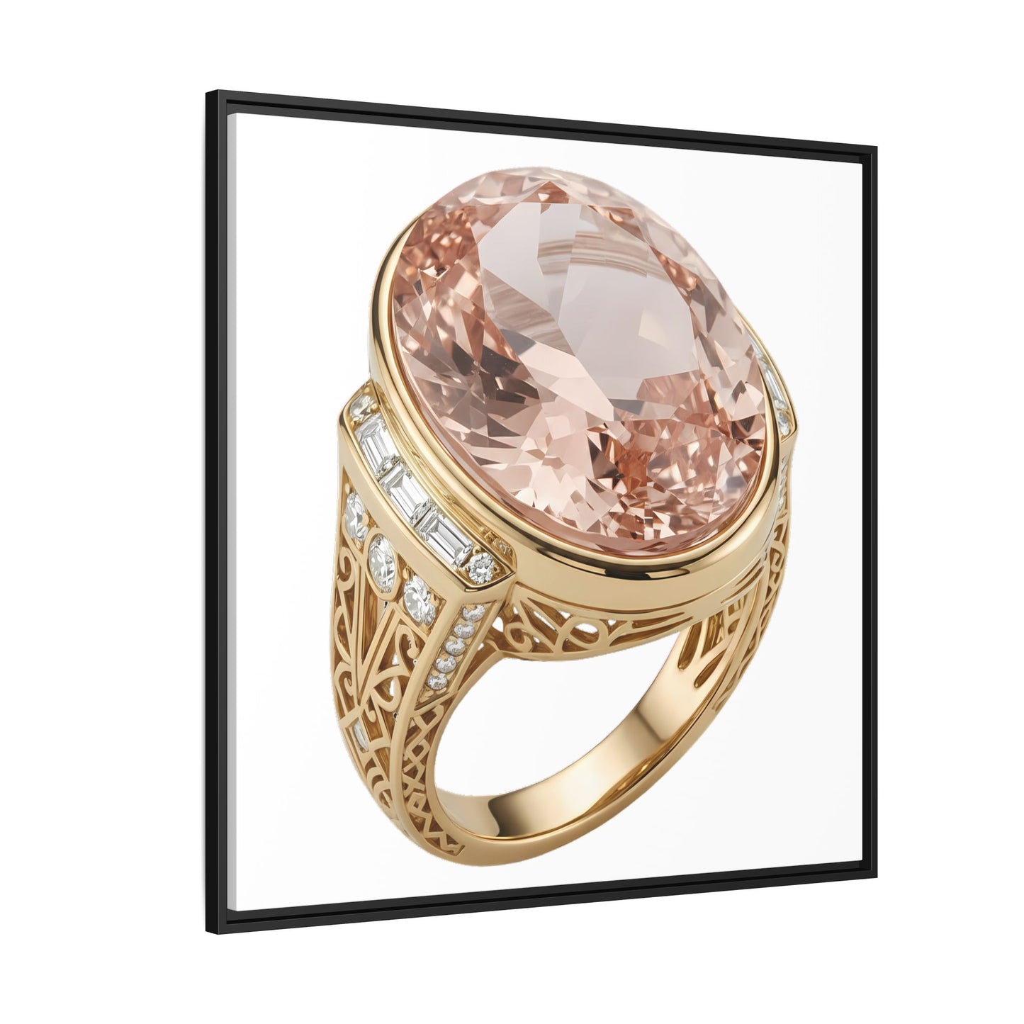 Estate Morganite Canvas Print