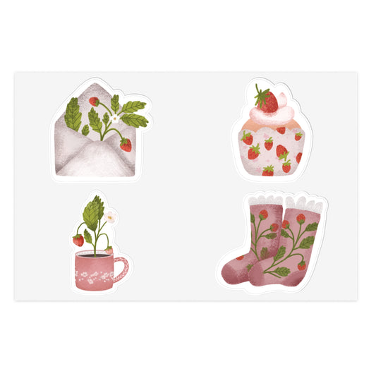 Botanical Tea Time Stickers