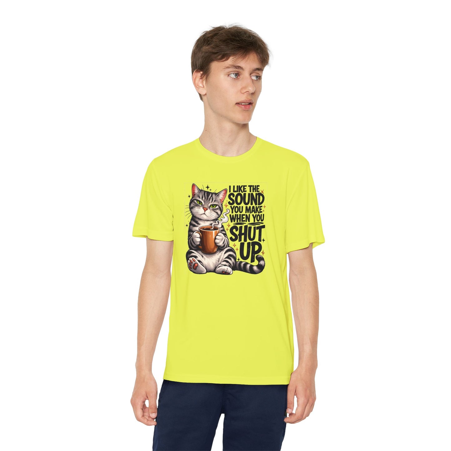 Youth Sarcastic Cat Graphic Tee