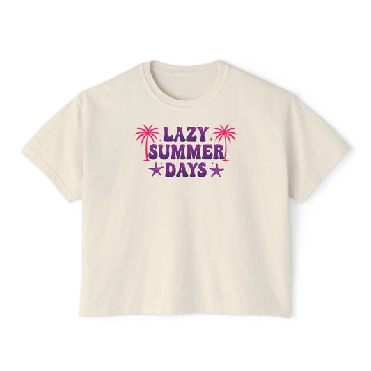 Lazy Summer Days Boxy Tee