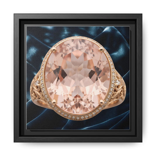 Morganite Velvet Glow Canvas