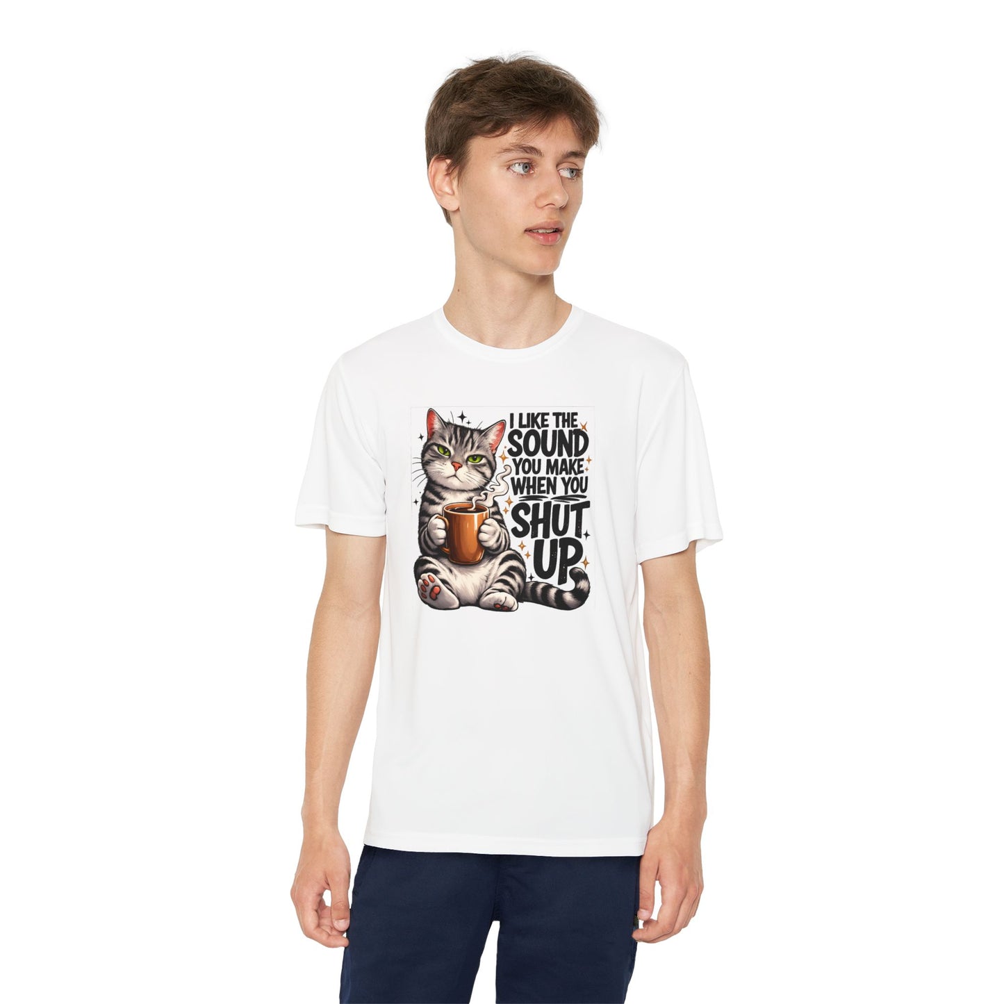 Youth Sarcastic Cat Graphic Tee