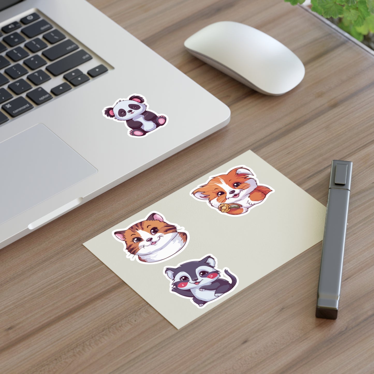 Friendly Forest Faces Sticker Sheet