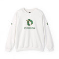 Emerald Gemstone Crewneck Sweatshirt with Interlink Graphic