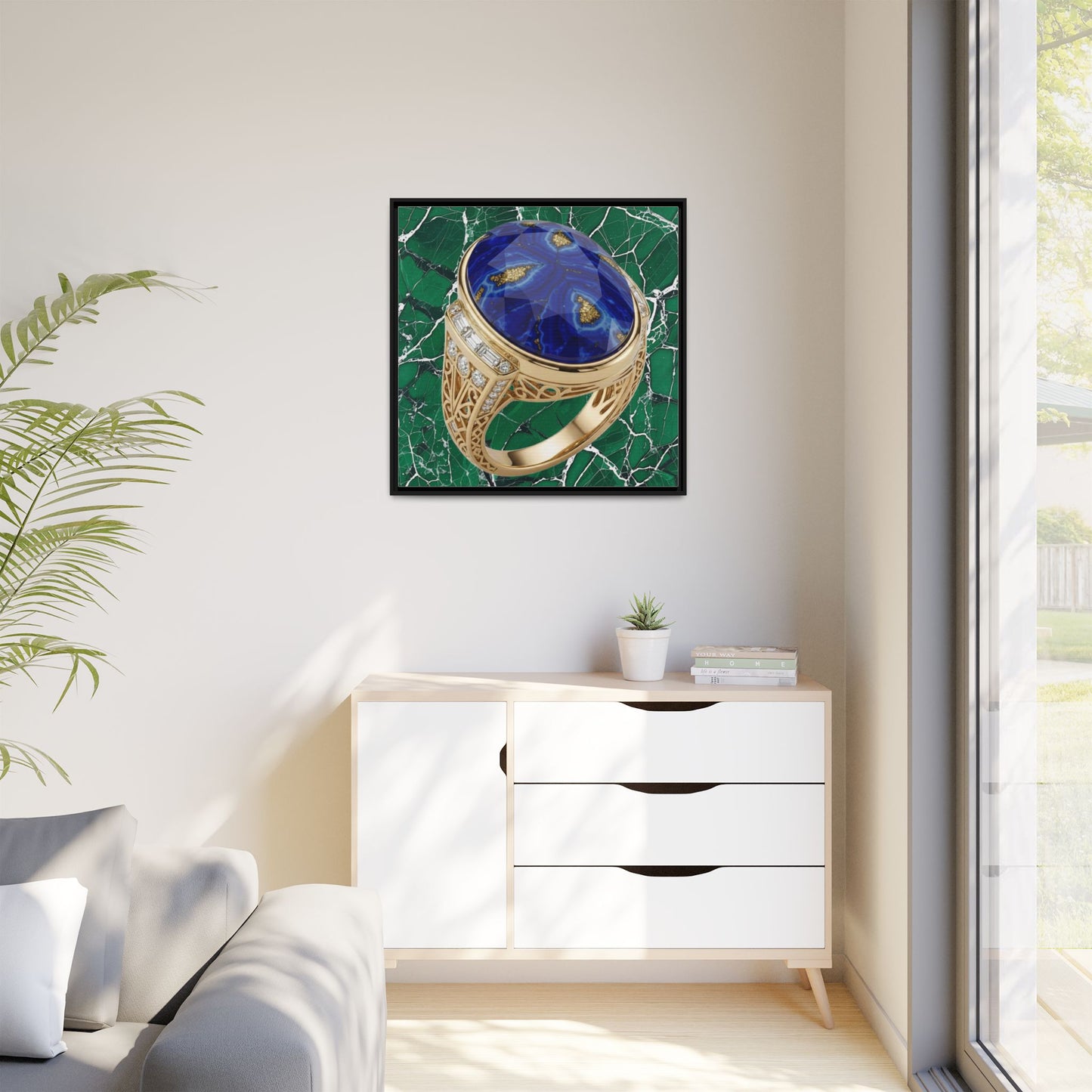 Lapis Lazuli Noble Focus Canvas