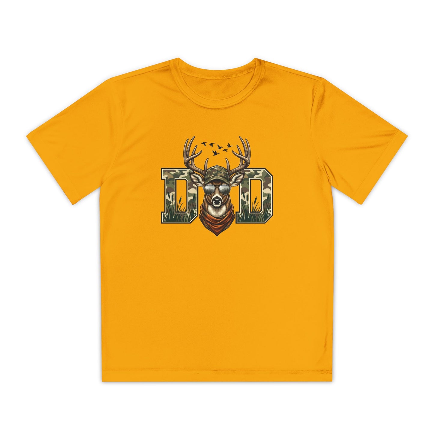 Youth Camo Deer Graphic T-Shirt