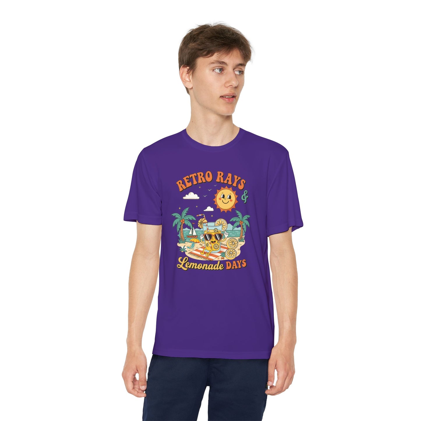 Retro Rays Lemonade Days Youth Tee