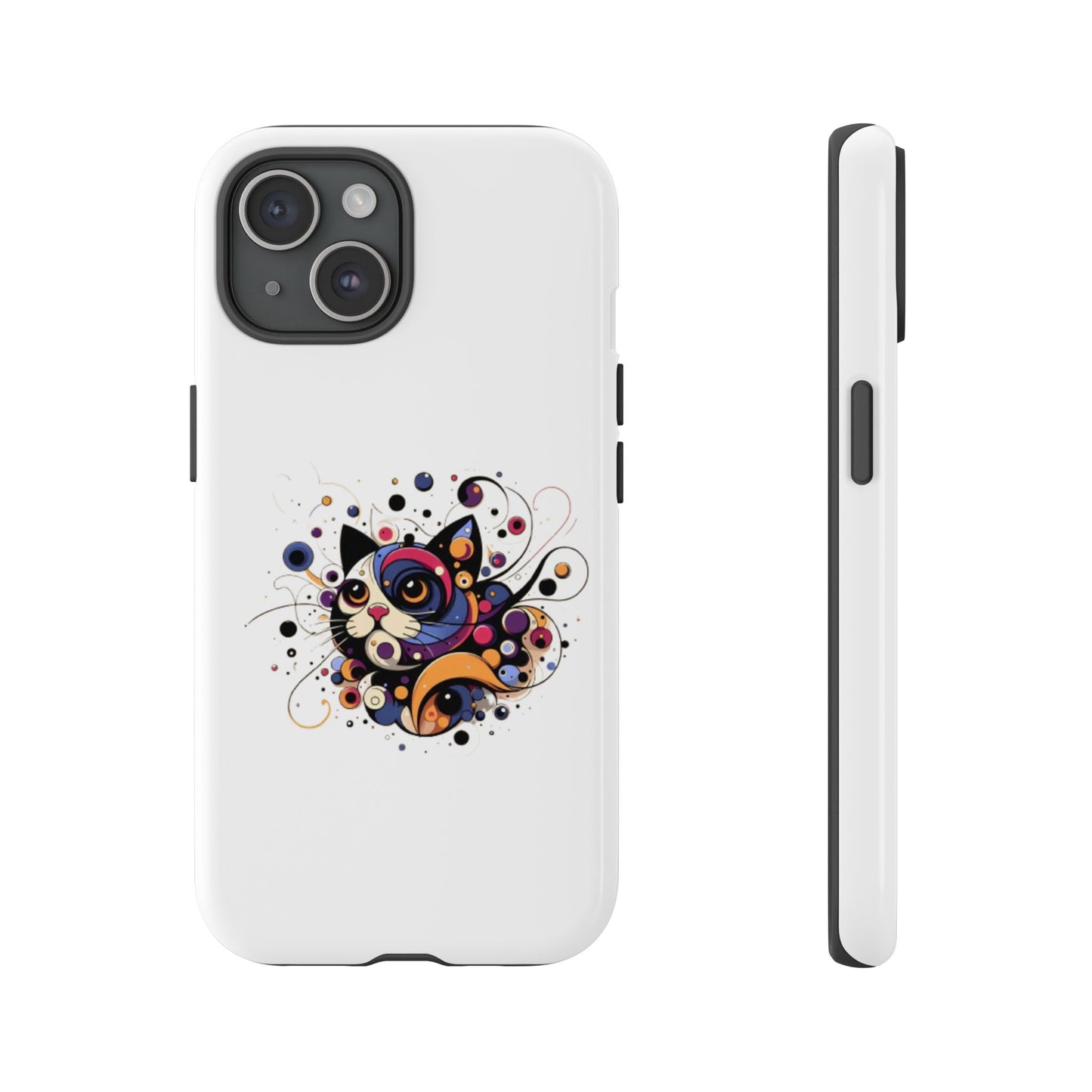 Color Burst Cat Phone Case