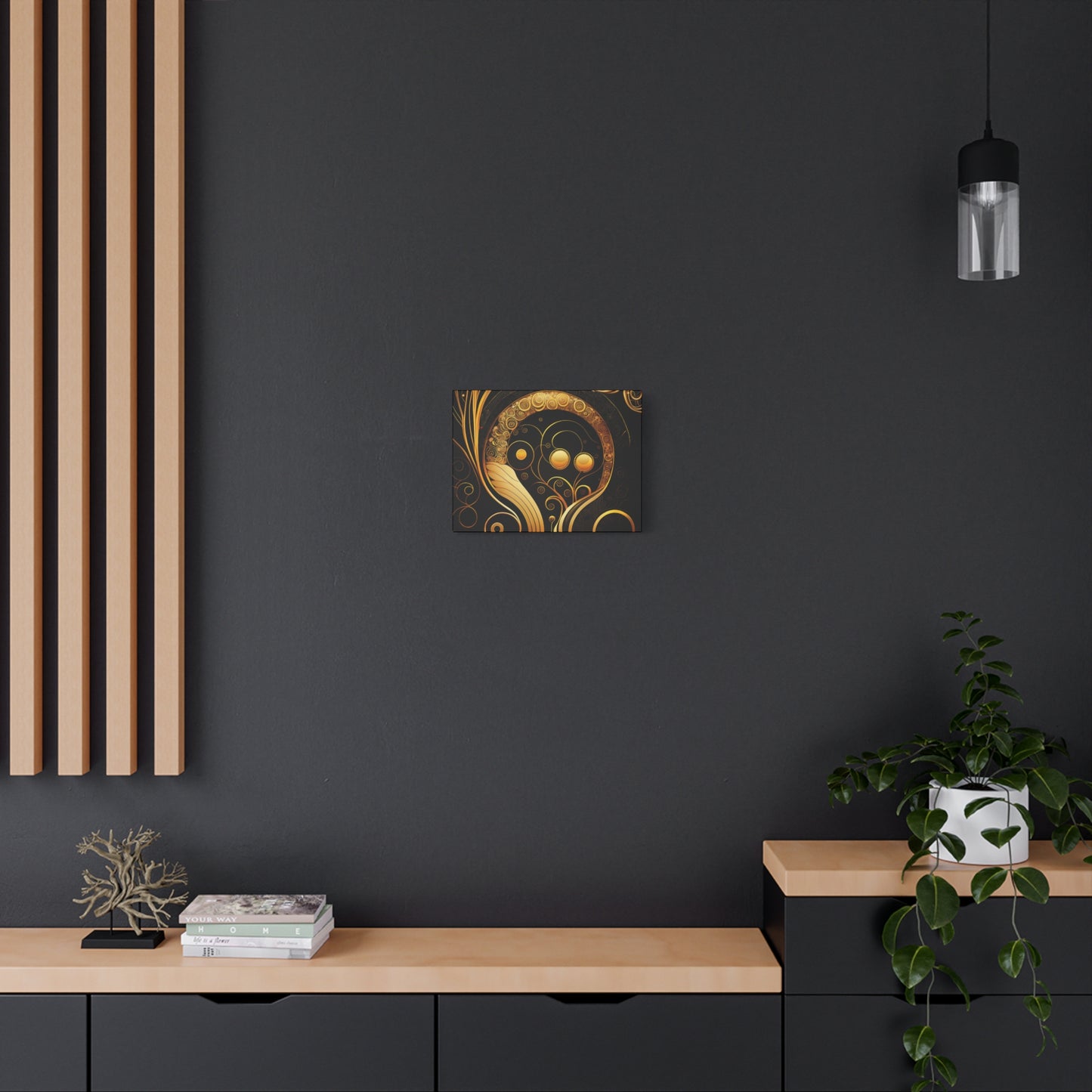 Orbital Embrace Canvas