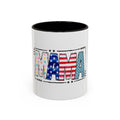 Mama Flag Print Ceramic Coffee Mug