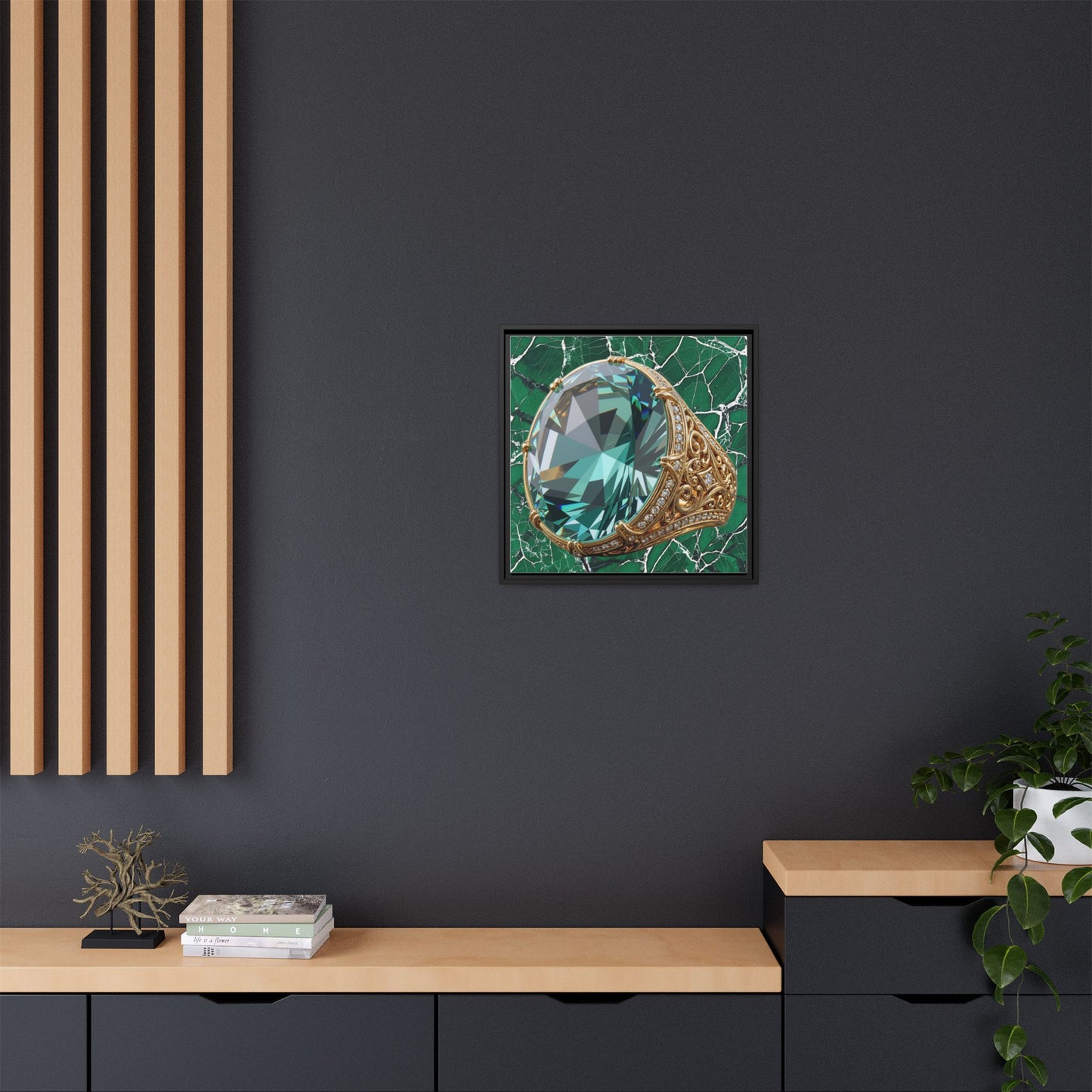 Veinwork Tourmaline Canvas