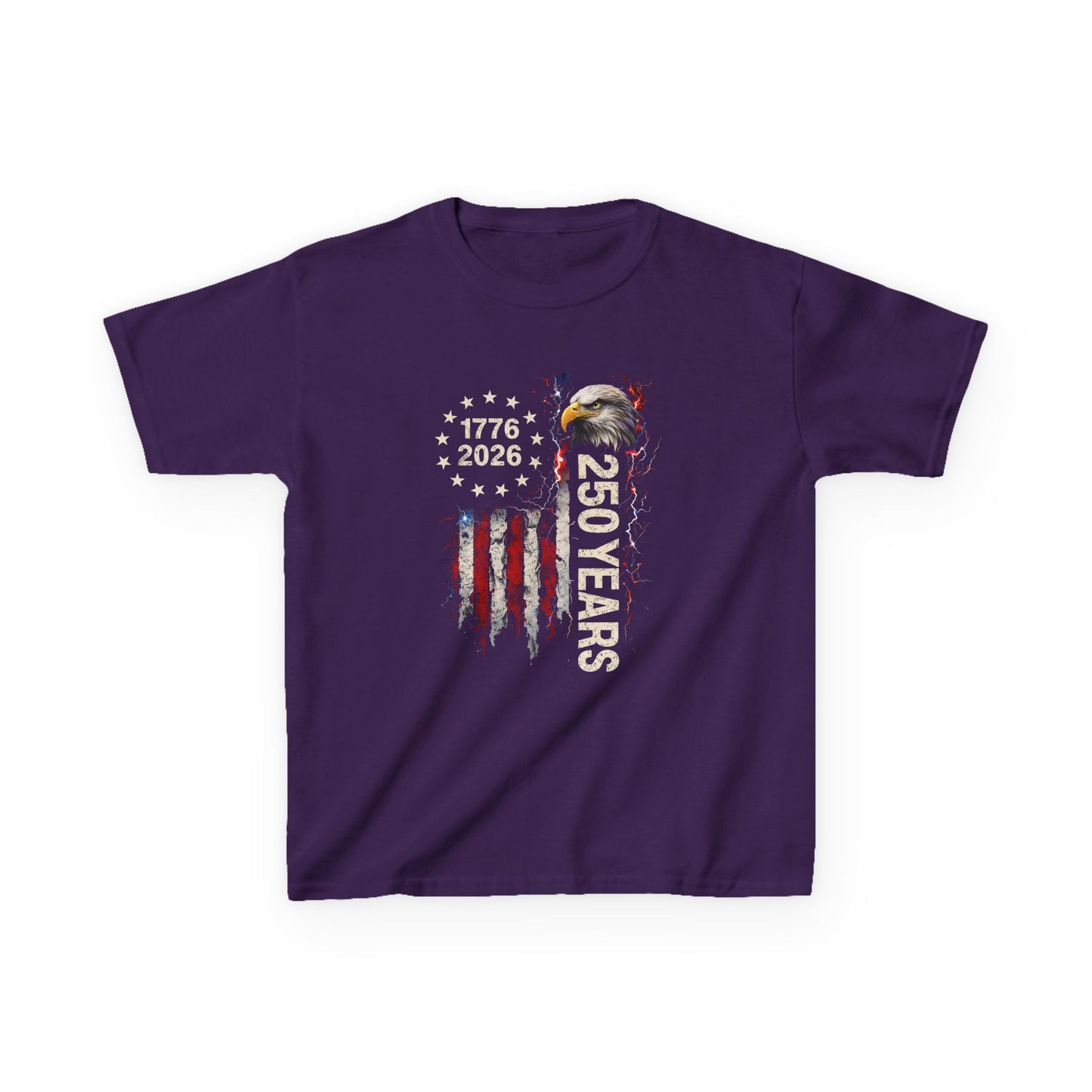 Youth America 250 Years Patriotic T-Shirt