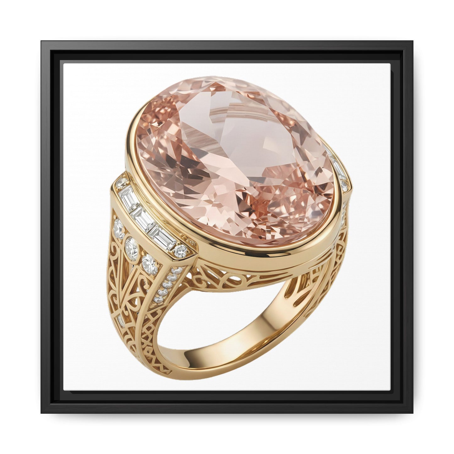 Estate Morganite Canvas Print