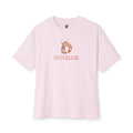 Morganite Rose Interlink Front Logo Boxy Tee