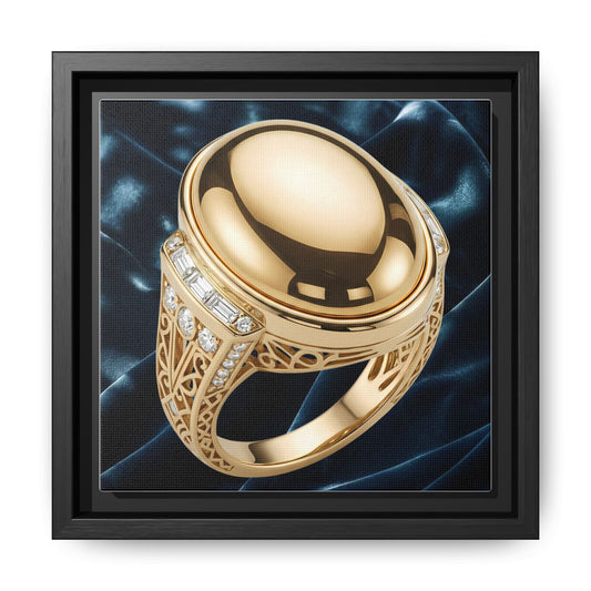 Vintage Gold Signet Ring Canvas