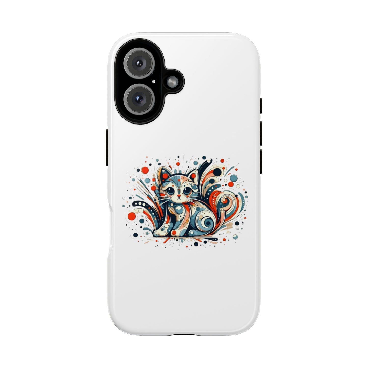 Filigree Cat Apple Phone Case