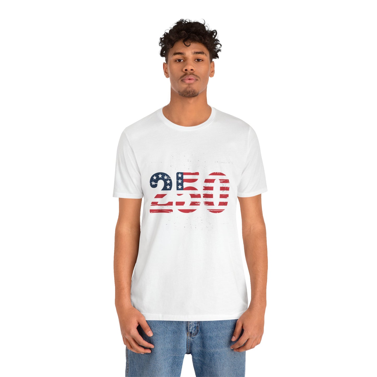 USA 250 Years Patriotic Flag T-Shirt
