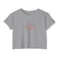 Wavy Sun Line Art Boxy Tee