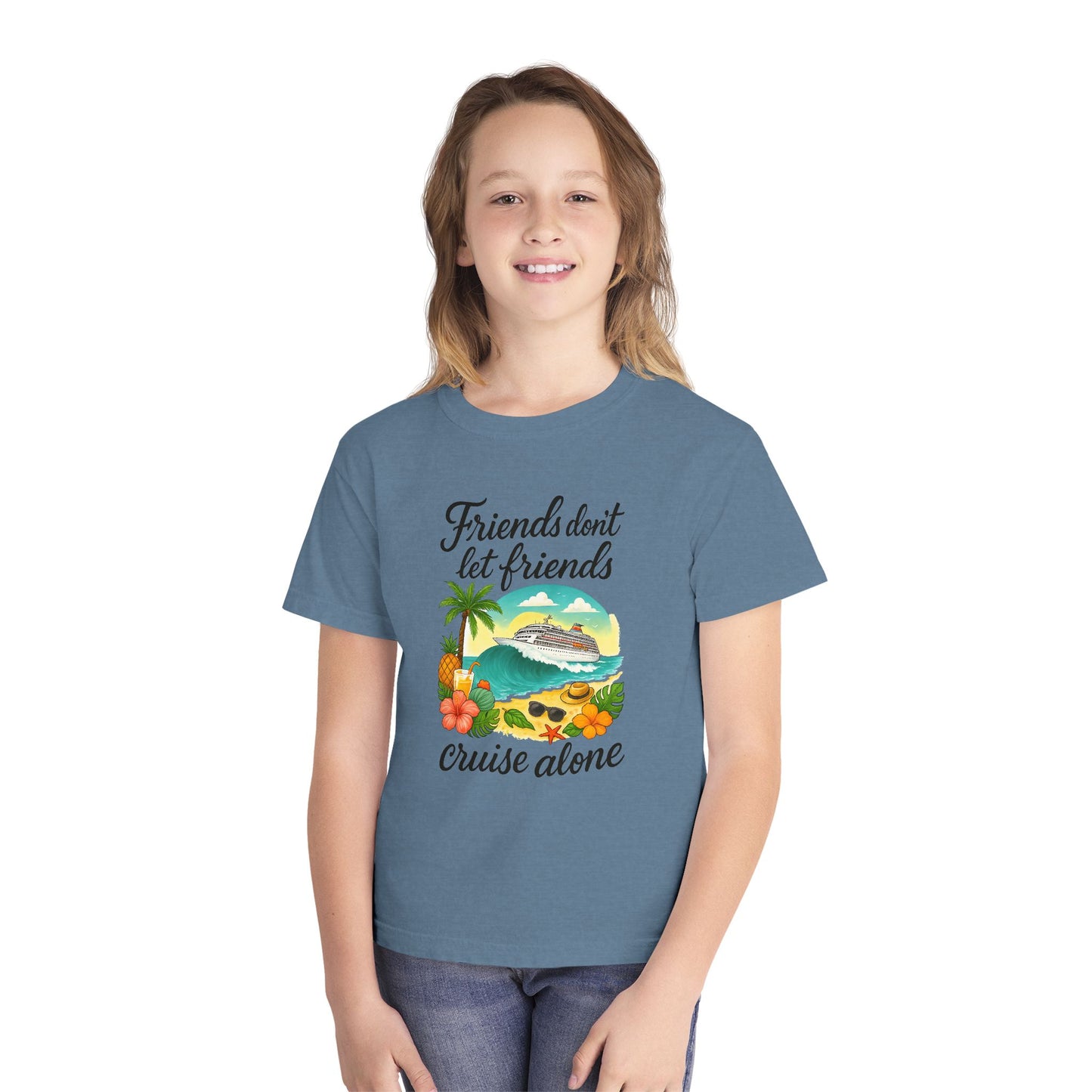 Youth Cruise Vacation Graphic Tee