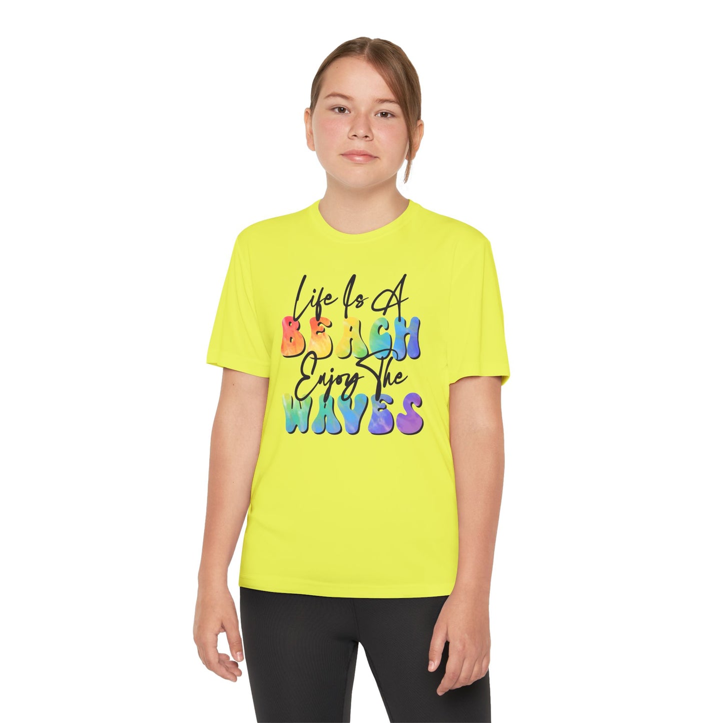 Youth Beach Waves Graphic Tee
