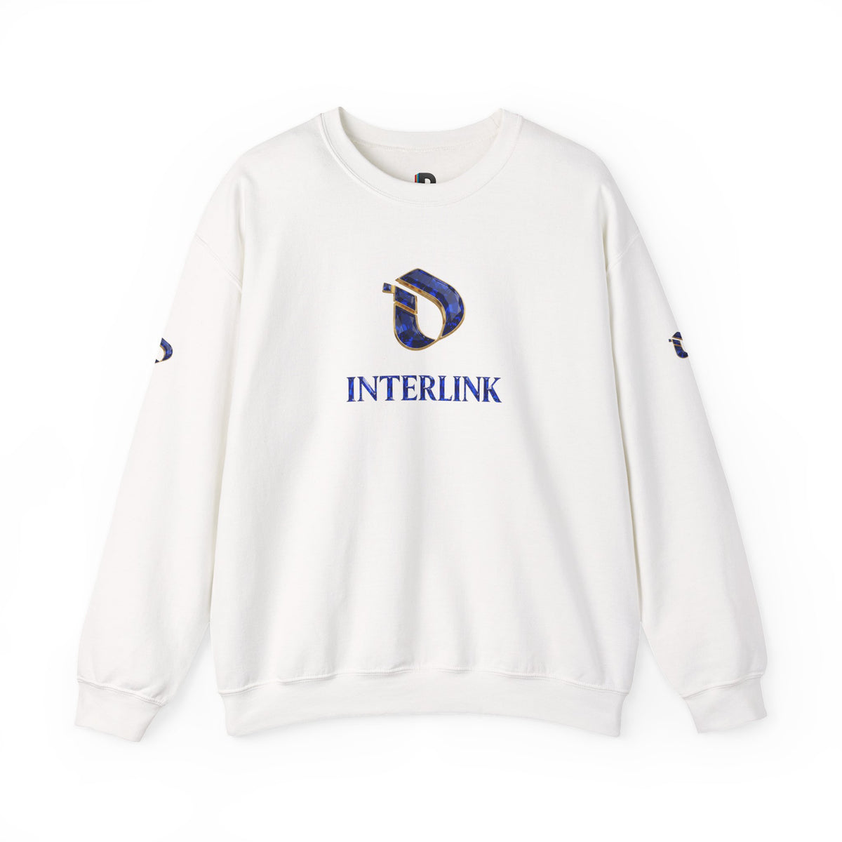 Sapphire Gem Interlink Crewneck Sweatshirt