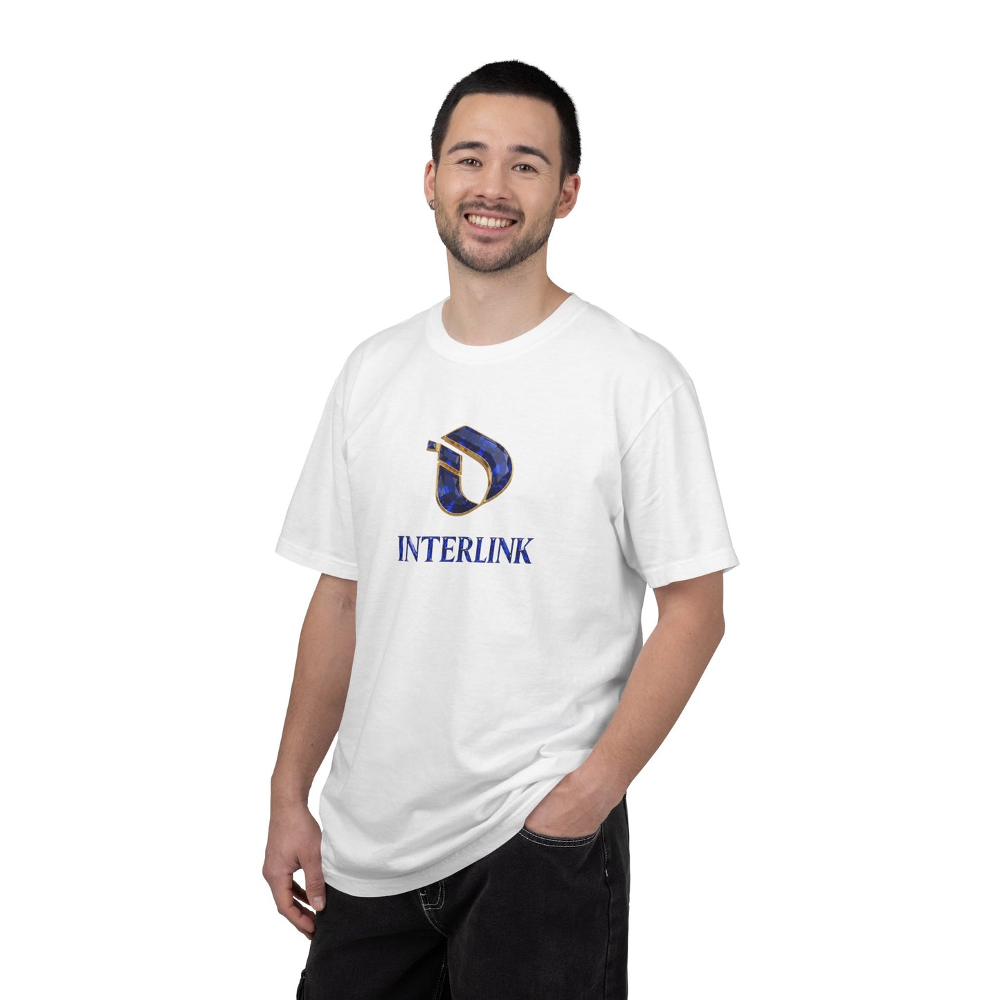 Sapphire-Cut Logo on Interlink Men’s Tee