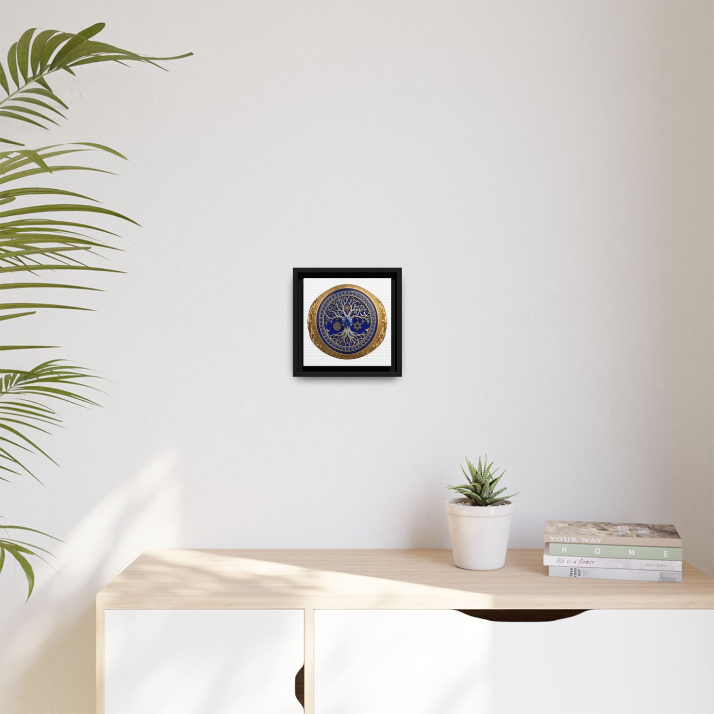 Sacred Tree Medallion Canvas Print