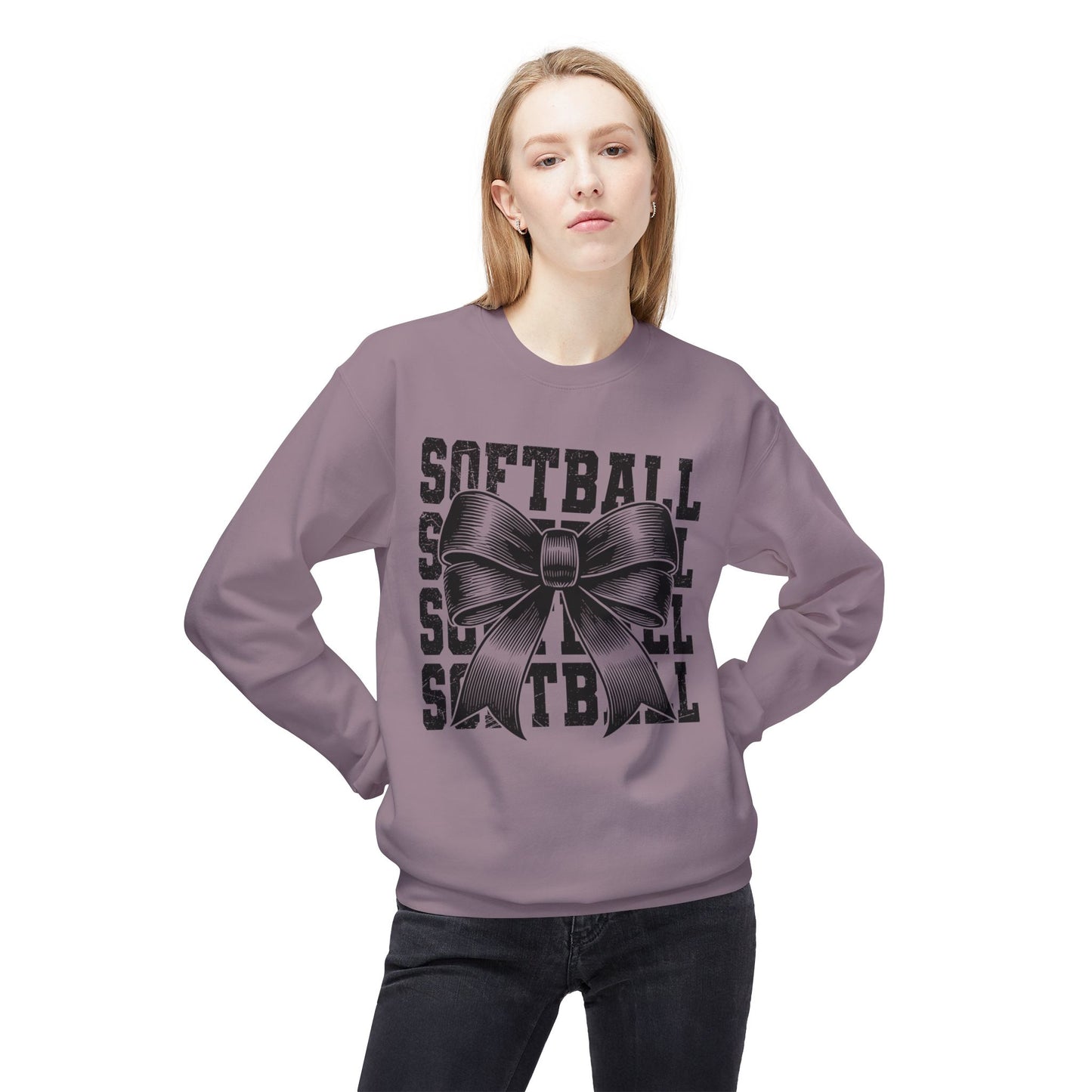 Softball Spirit Crewneck Sweatshirt