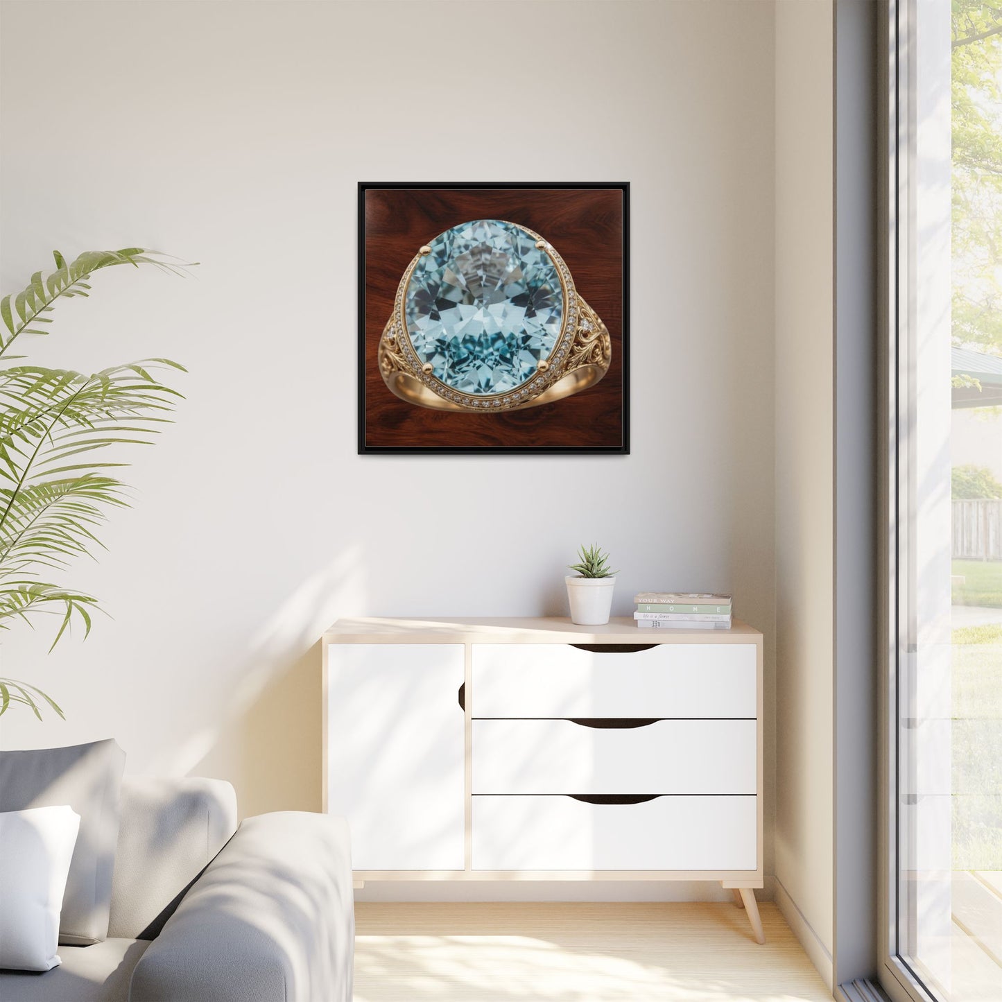 Tideglass Aquamarine Canvas