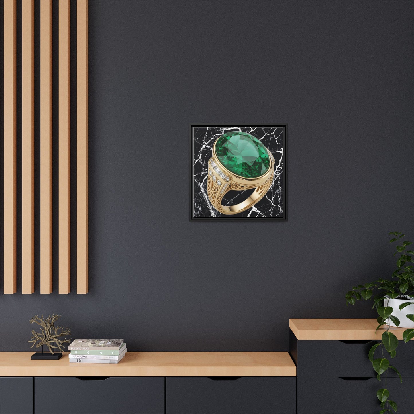 Noir Emerald Heirloom Canvas
