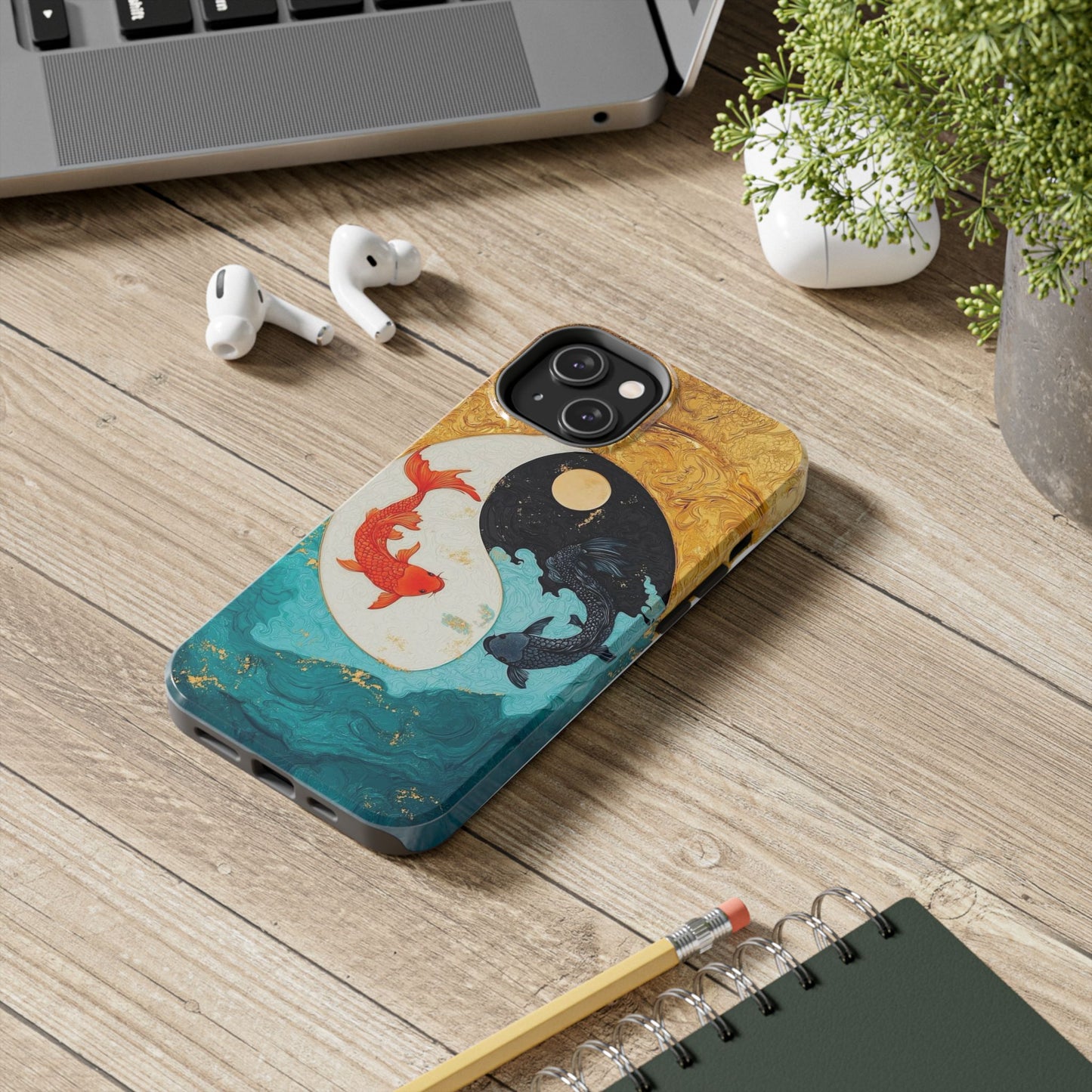 Koi Eclipse Apple Phone Case