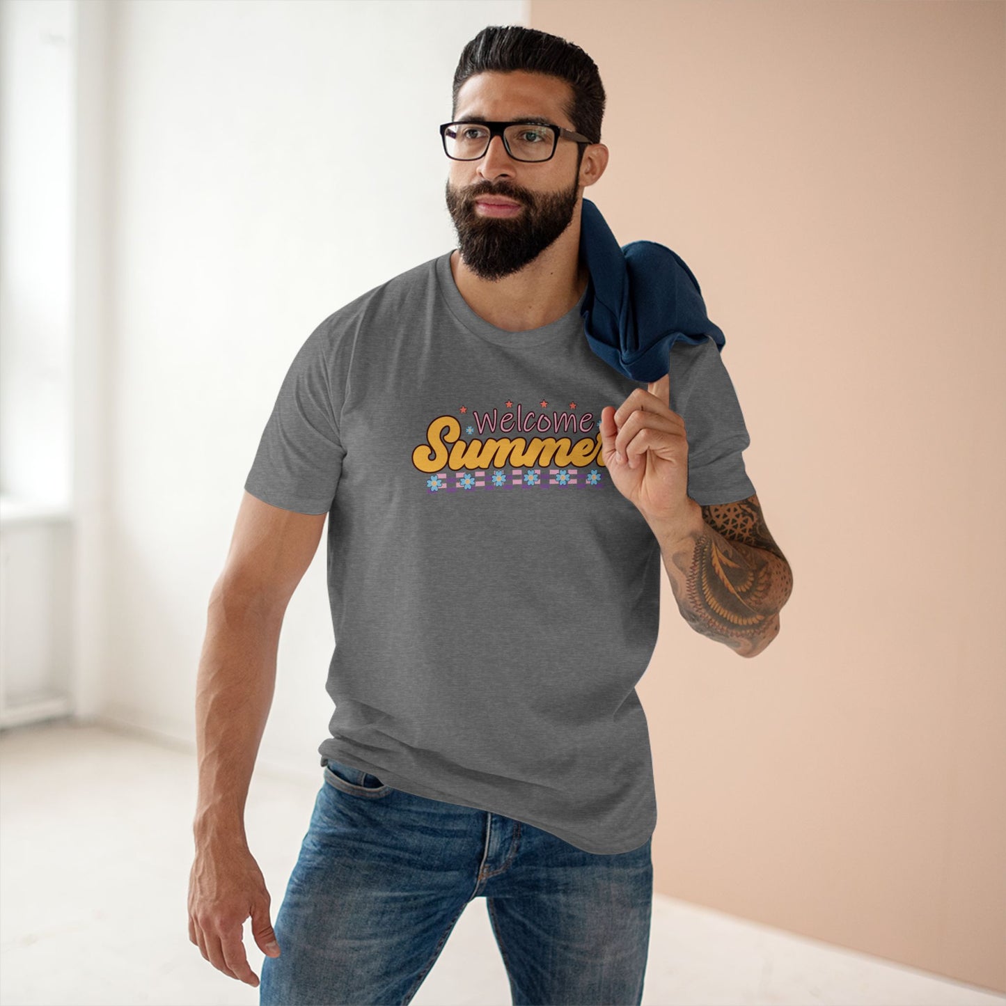Welcome Summer Pastel Graphic Tee