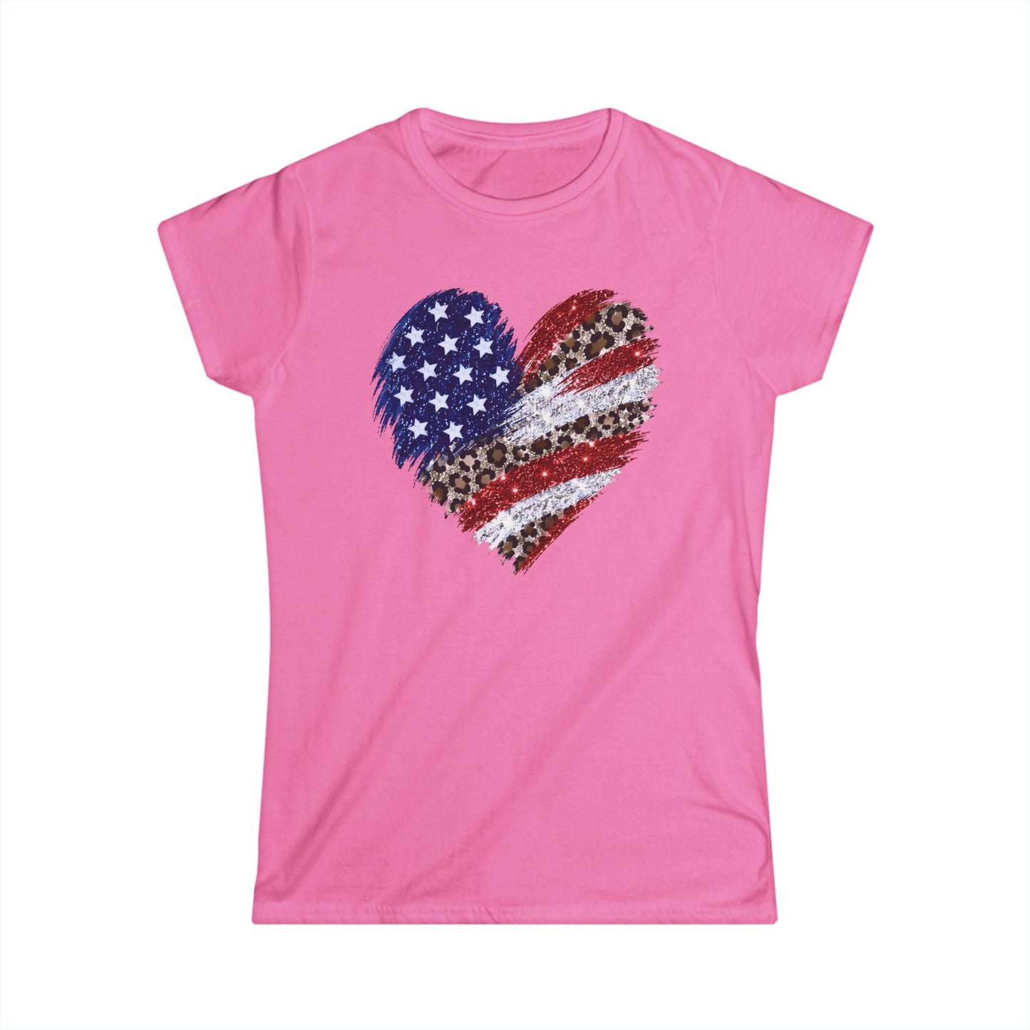 Patriotic Heart Graphic T-Shirt