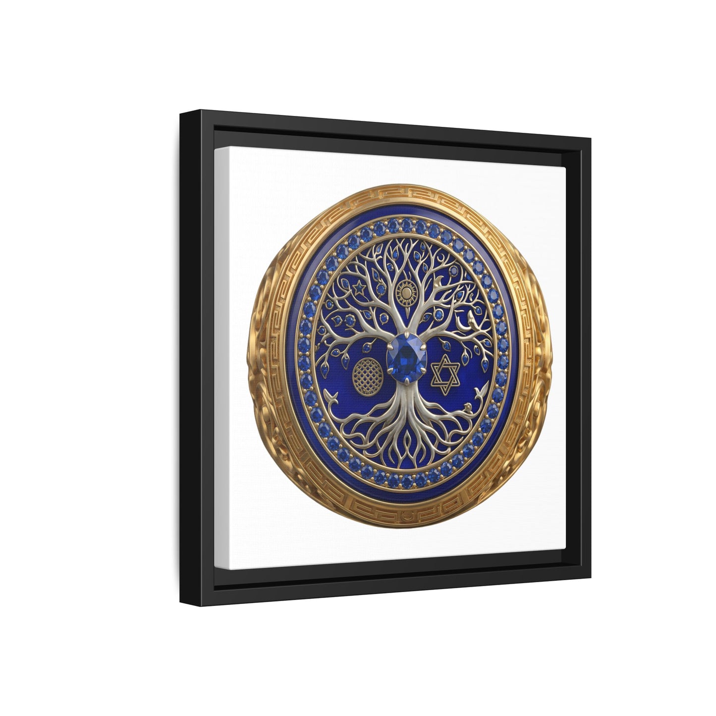 Sacred Tree Medallion Canvas Print