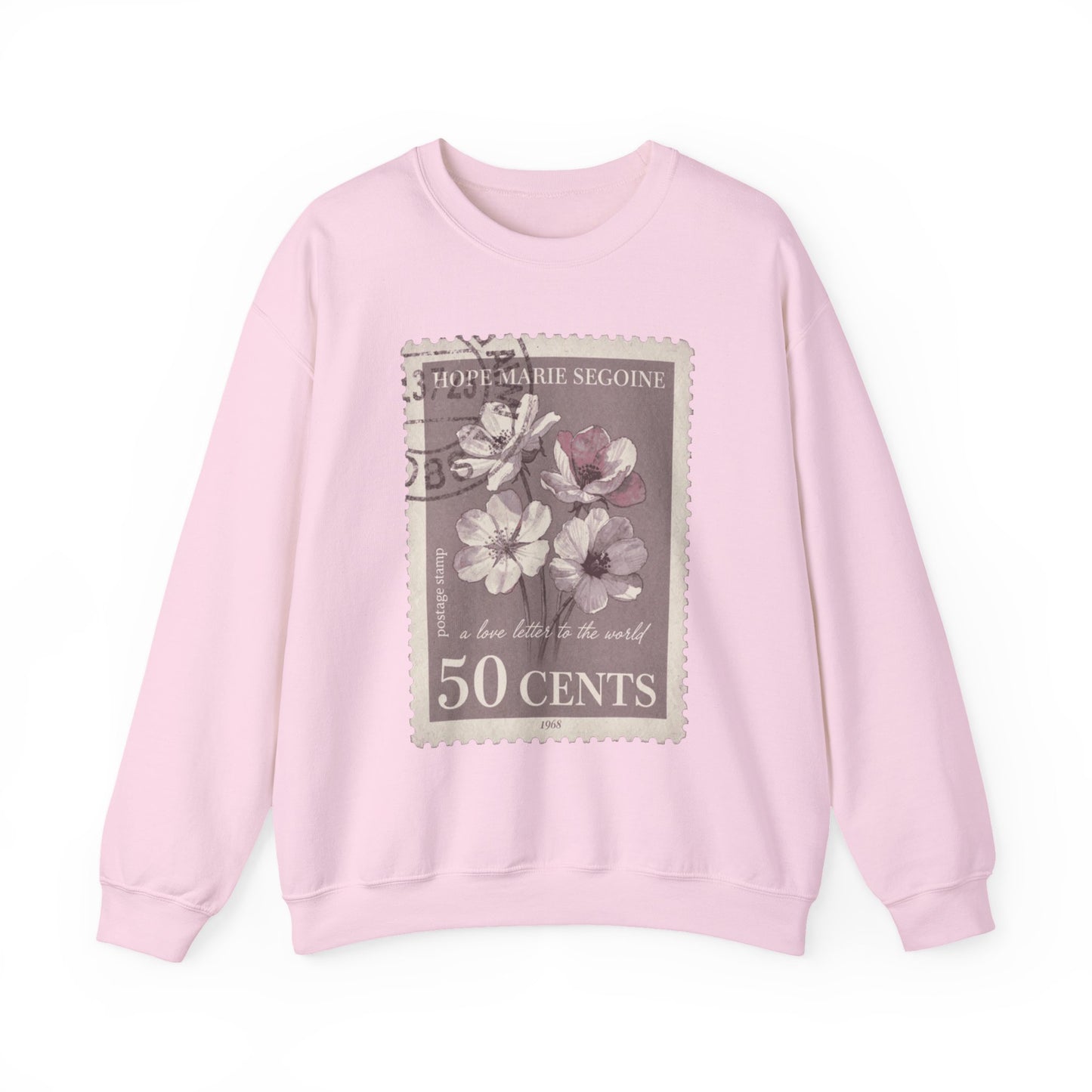 Wildflower Postage Stamp Crewneck