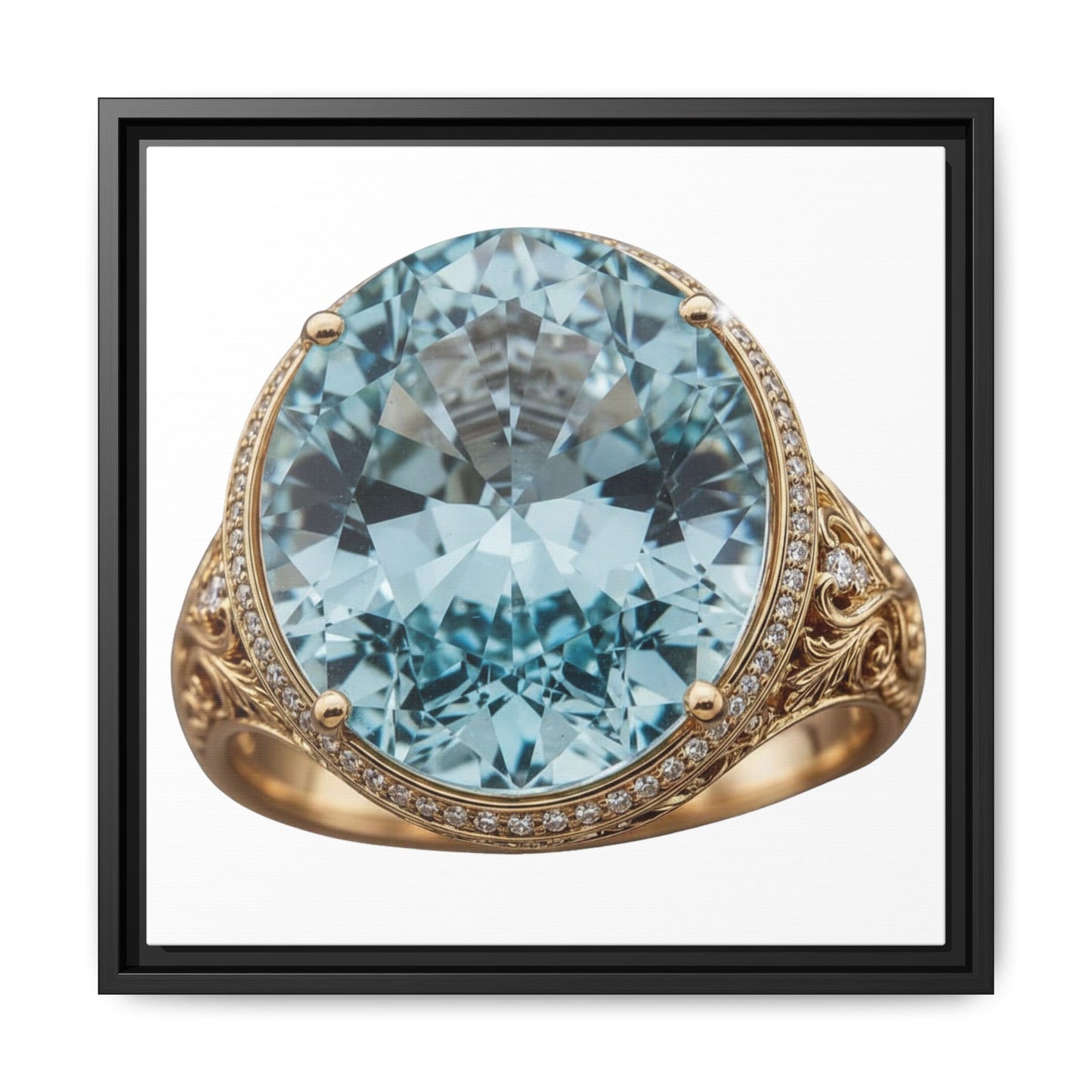 Aquamarine Heirloom Canvas Print