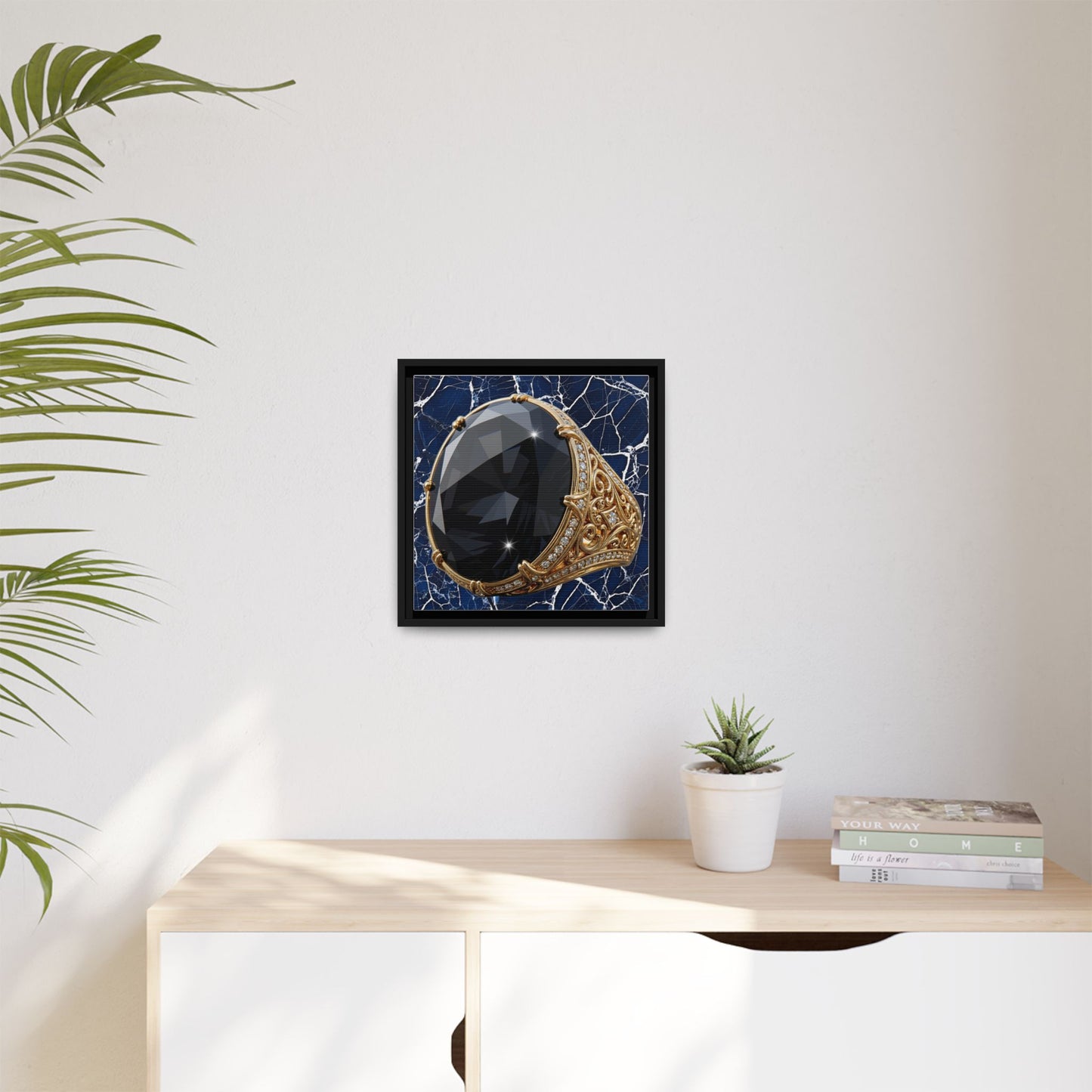 Black Diamond Veil Canvas