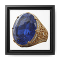 Blue Sapphire Signet Canvas Print
