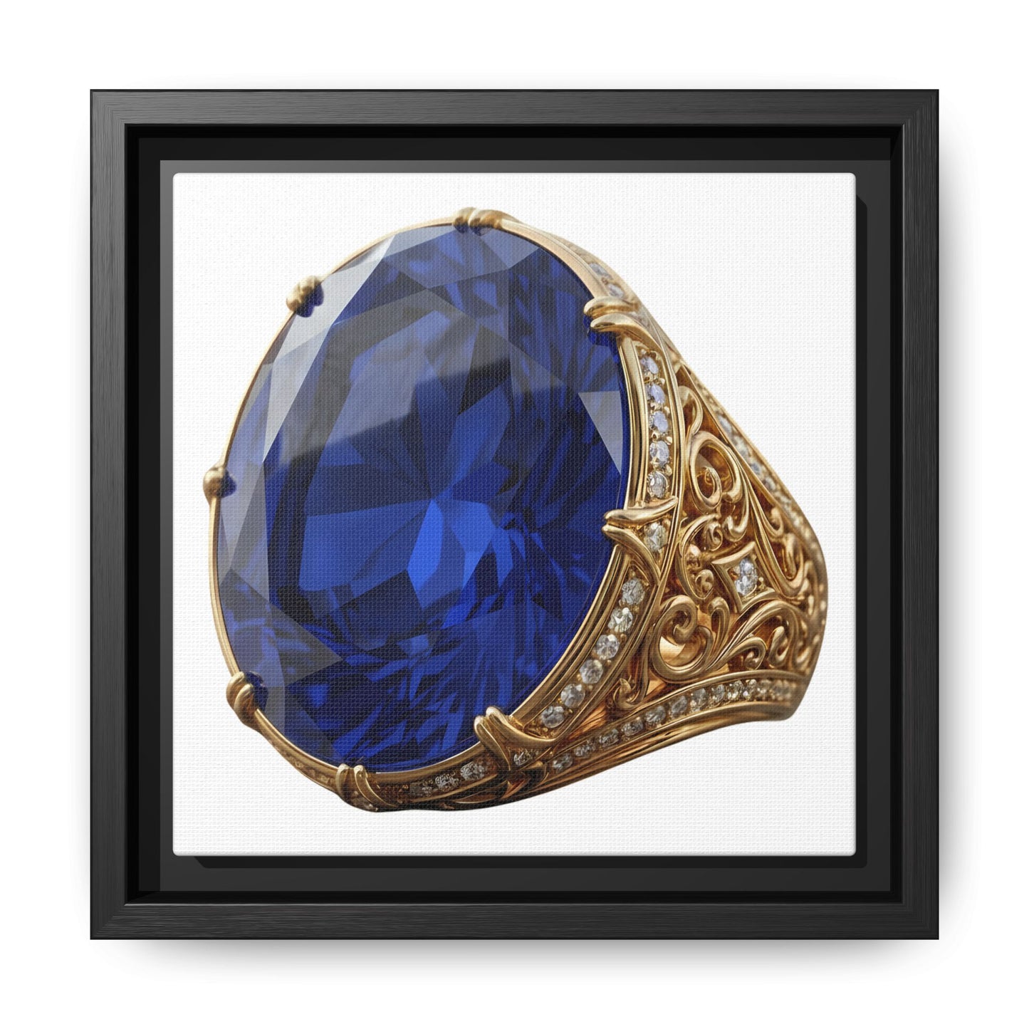 Blue Sapphire Signet Canvas Print