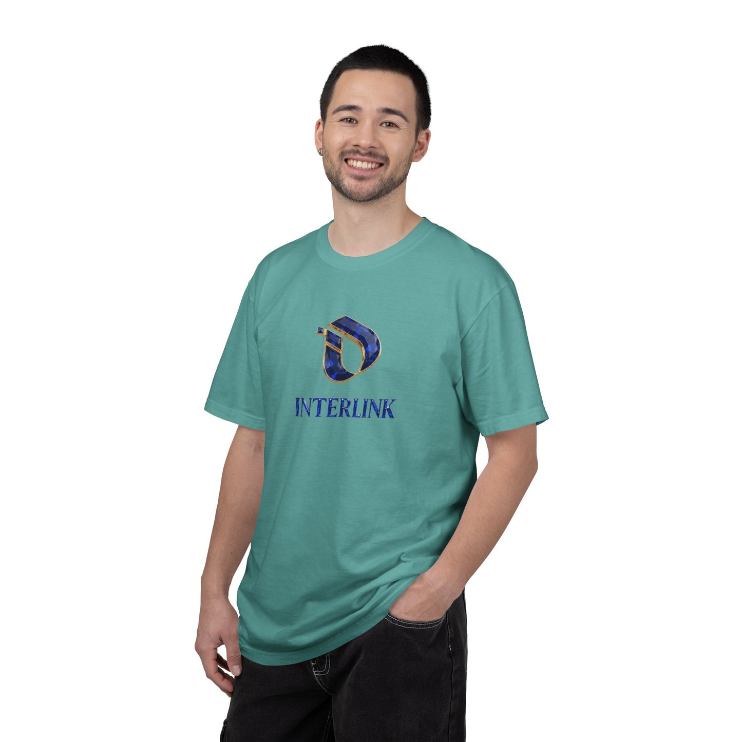 Sapphire-Cut Logo on Interlink Men’s Tee