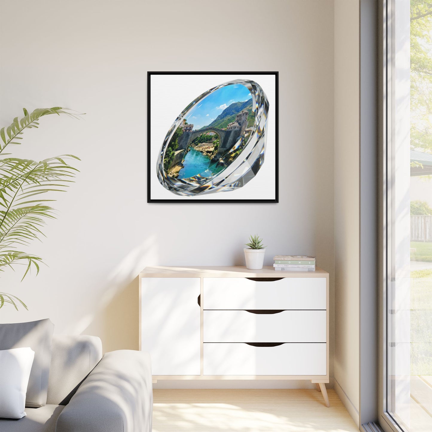 Valley Lens Framed Art